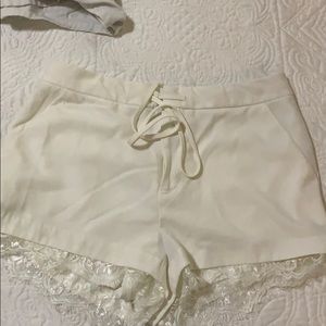 White dress shorts